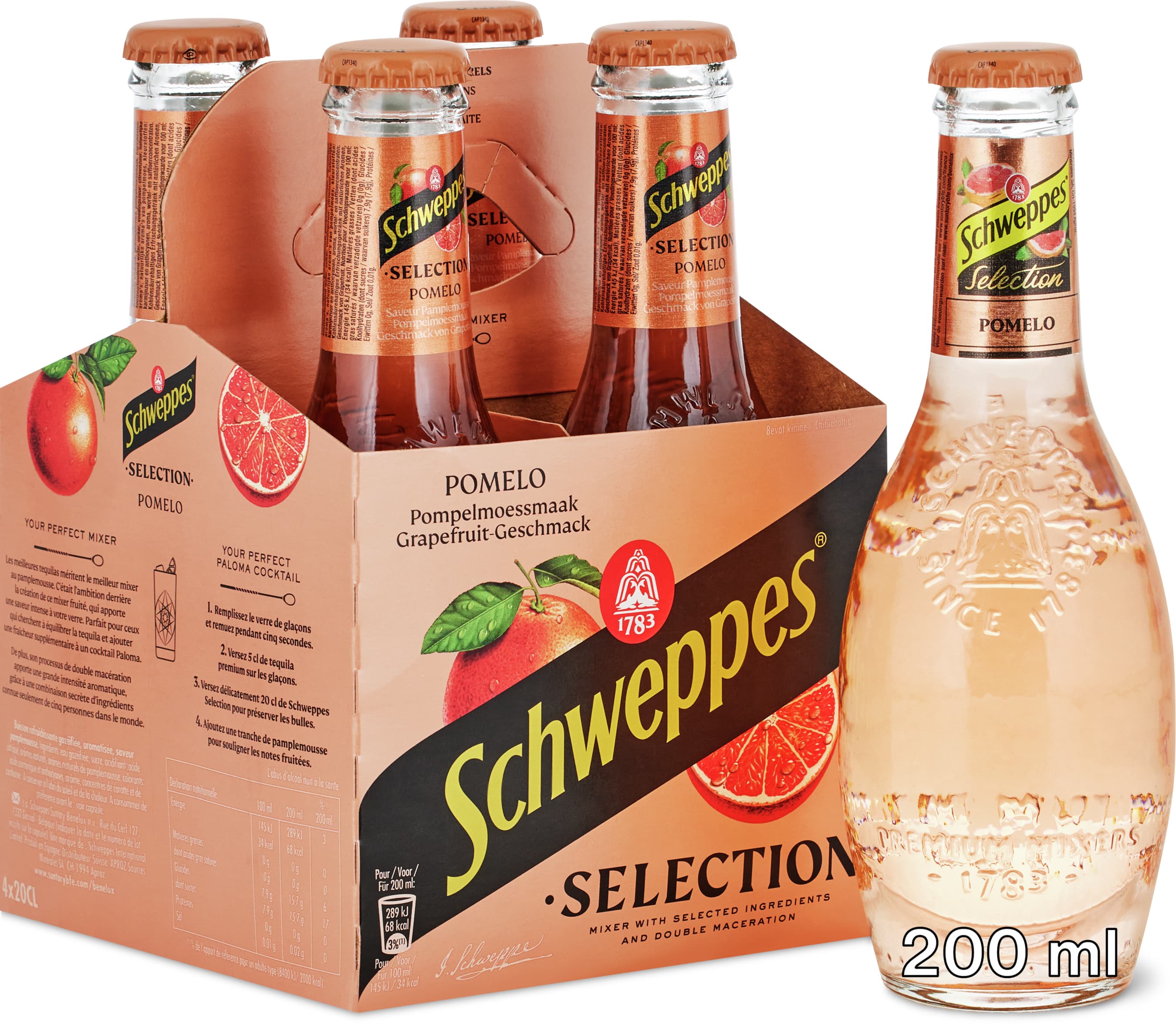Schweppes Selection Pomelo 4x200ml